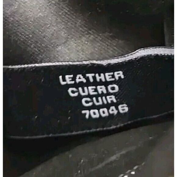 T Tahari Metro Crossbody Bag Leather Deep Red With Side Pouch Tassel - Picture 6 of 10